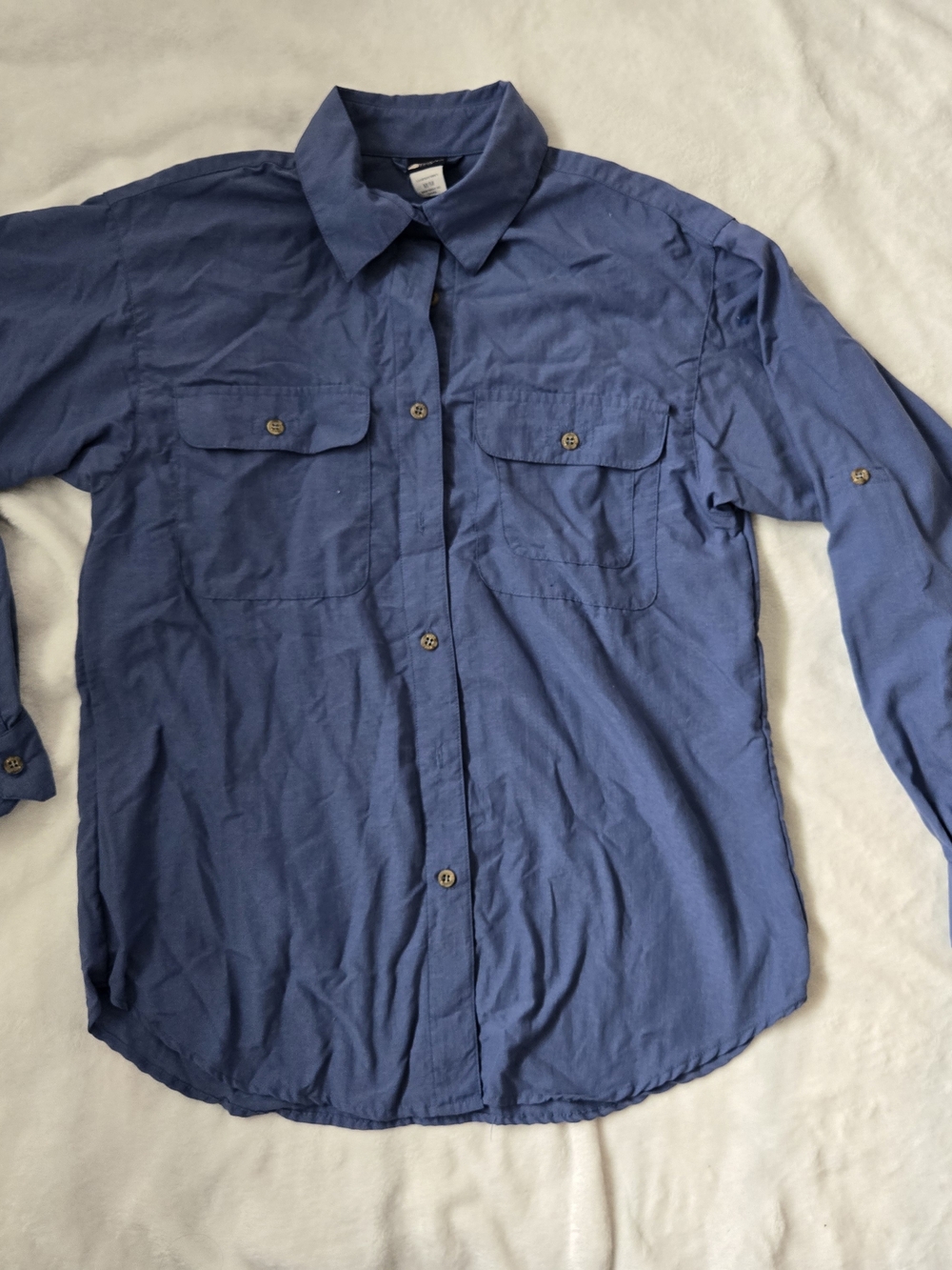 MEC Button-Down Utility Shirt - Blue